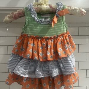 Bonnie Baby Tiered Ruffle Dress – 12M